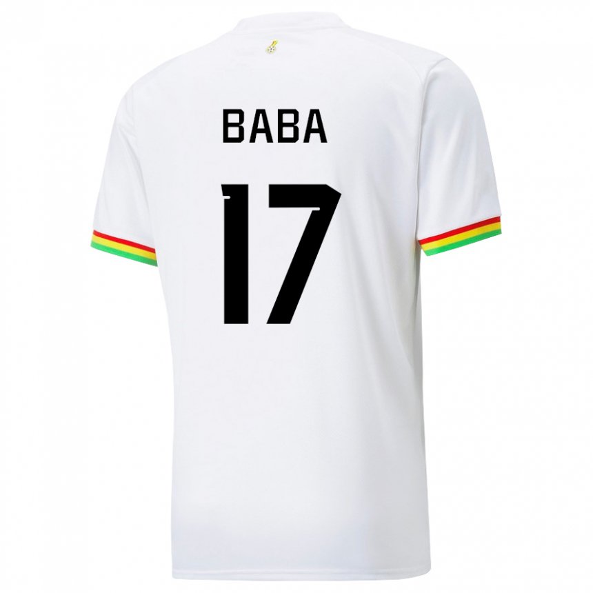 Kinderen Ghanees Abdul-rahman Baba #17 Wit Thuisshirt Thuistenue 22-24 T-shirt