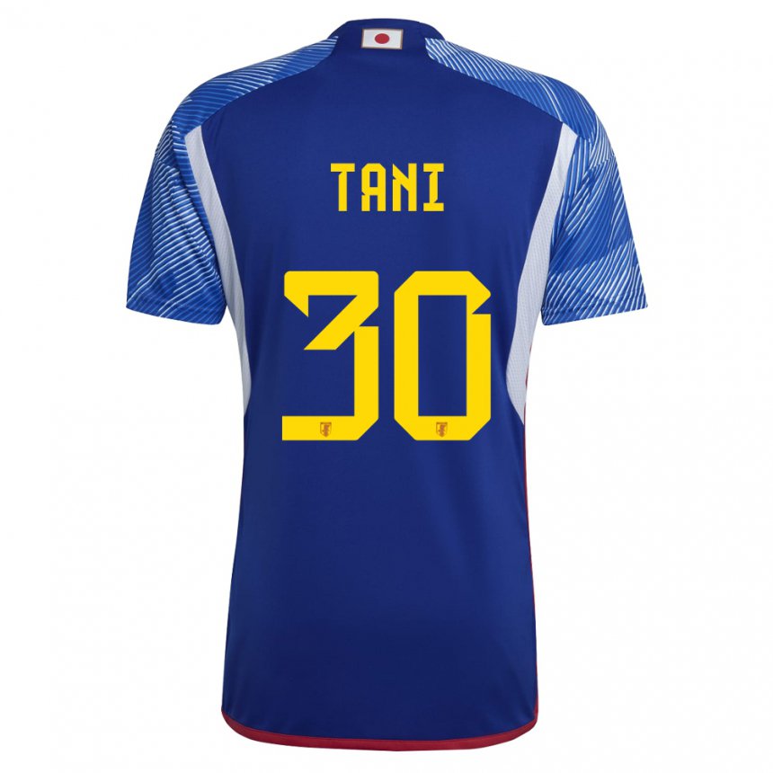 Kinderen Japans Kosei Tani #30 Koningsblauw Thuisshirt Thuistenue 22-24 T-shirt