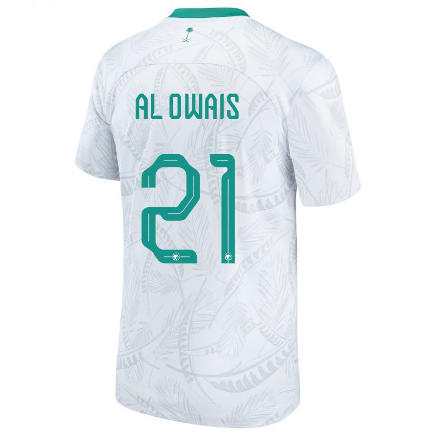 Kinderen Saoedi-arabisch Mohammed Al Owais #21 Wit Thuisshirt Thuistenue 22-24 T-shirt