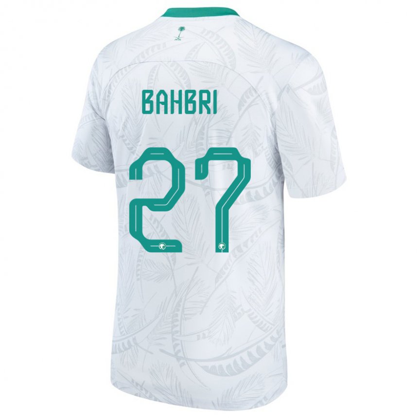 Kinderen Saoedi-arabisch Hatan Bahbri #27 Wit Thuisshirt Thuistenue 22-24 T-shirt