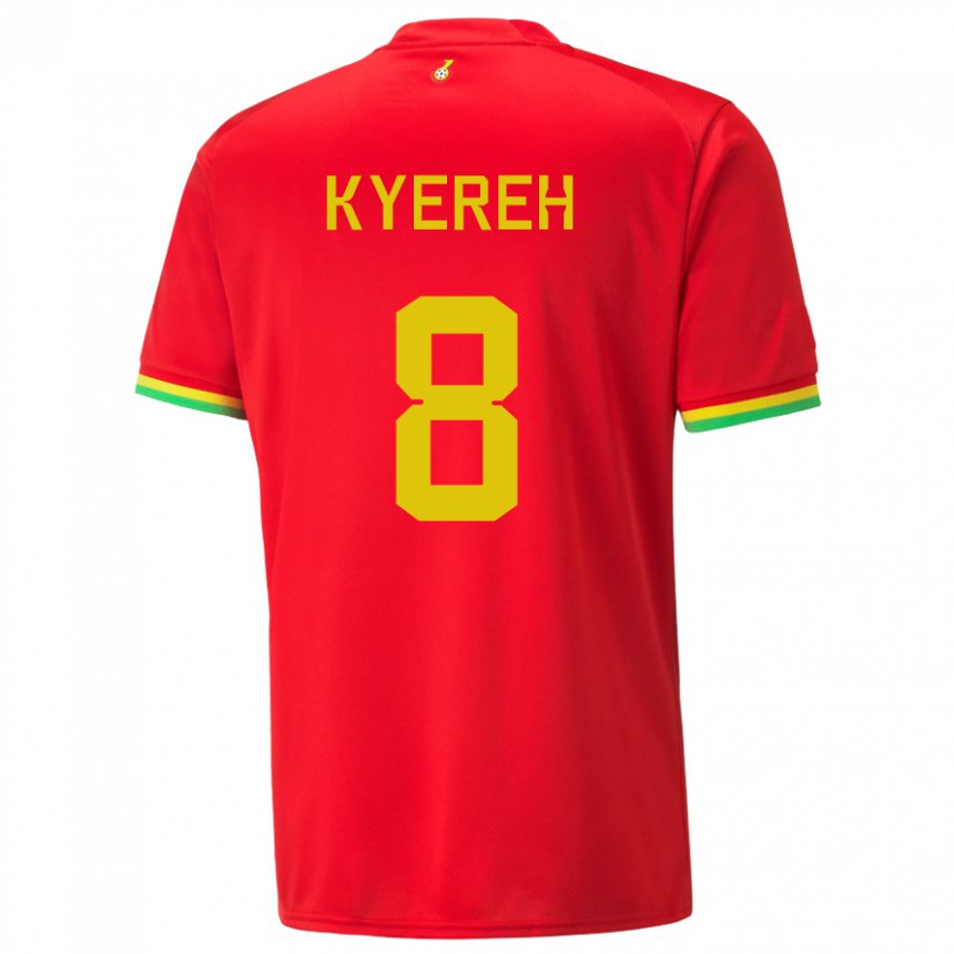 Kinderen Ghanees Daniel-kofi Kyereh #8 Rood Uitshirt Uittenue 22-24 T-shirt