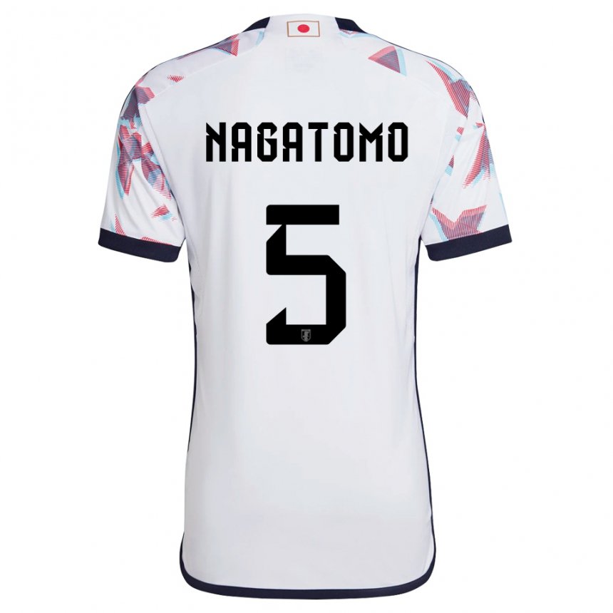 Kinderen Japans Yuto Nagatomo #5 Wit Uitshirt Uittenue 22-24 T-shirt