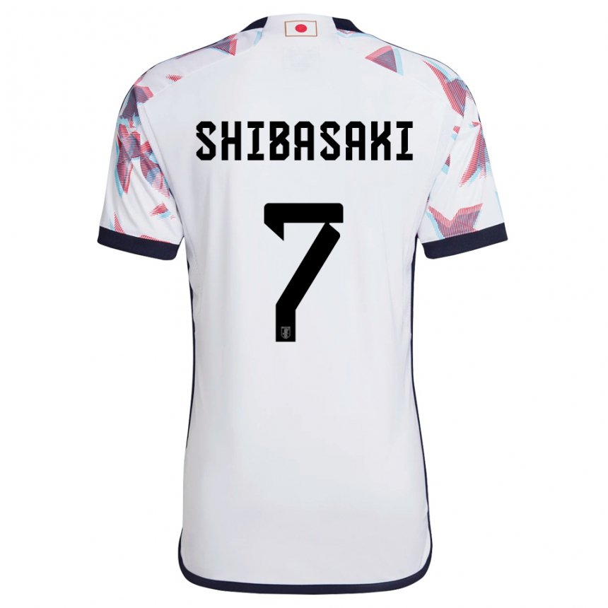 Kinderen Japans Gaku Shibasaki #7 Wit Uitshirt Uittenue 22-24 T-shirt