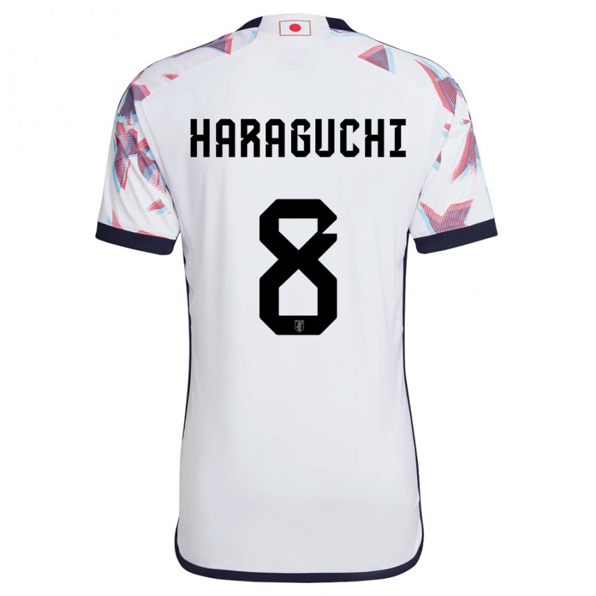 Kinderen Japans Genki Haraguchi #8 Wit Uitshirt Uittenue 22-24 T-shirt