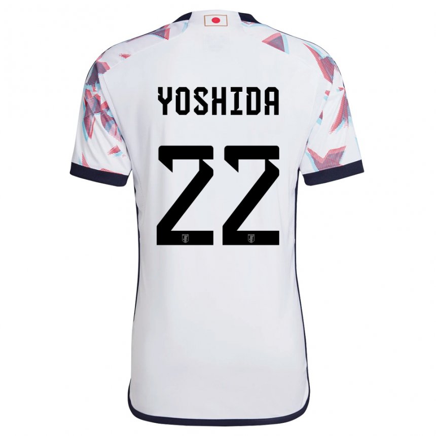 Kinderen Japans Maya Yoshida #22 Wit Uitshirt Uittenue 22-24 T-shirt
