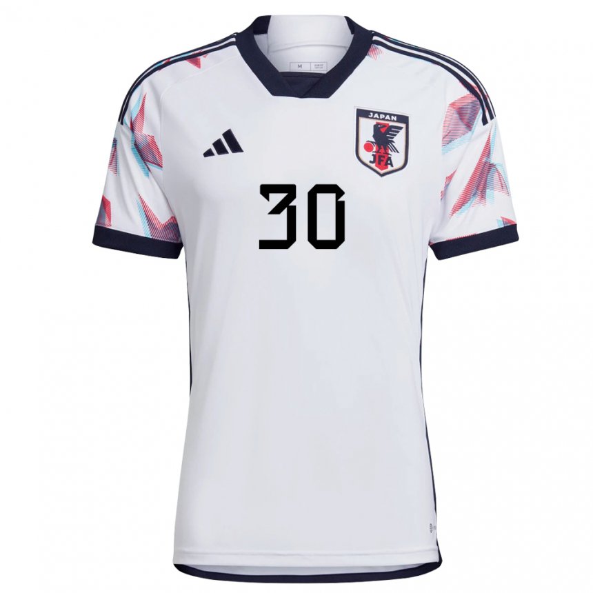 Kinderen Japans Kosei Tani #30 Wit Uitshirt Uittenue 22-24 T-shirt