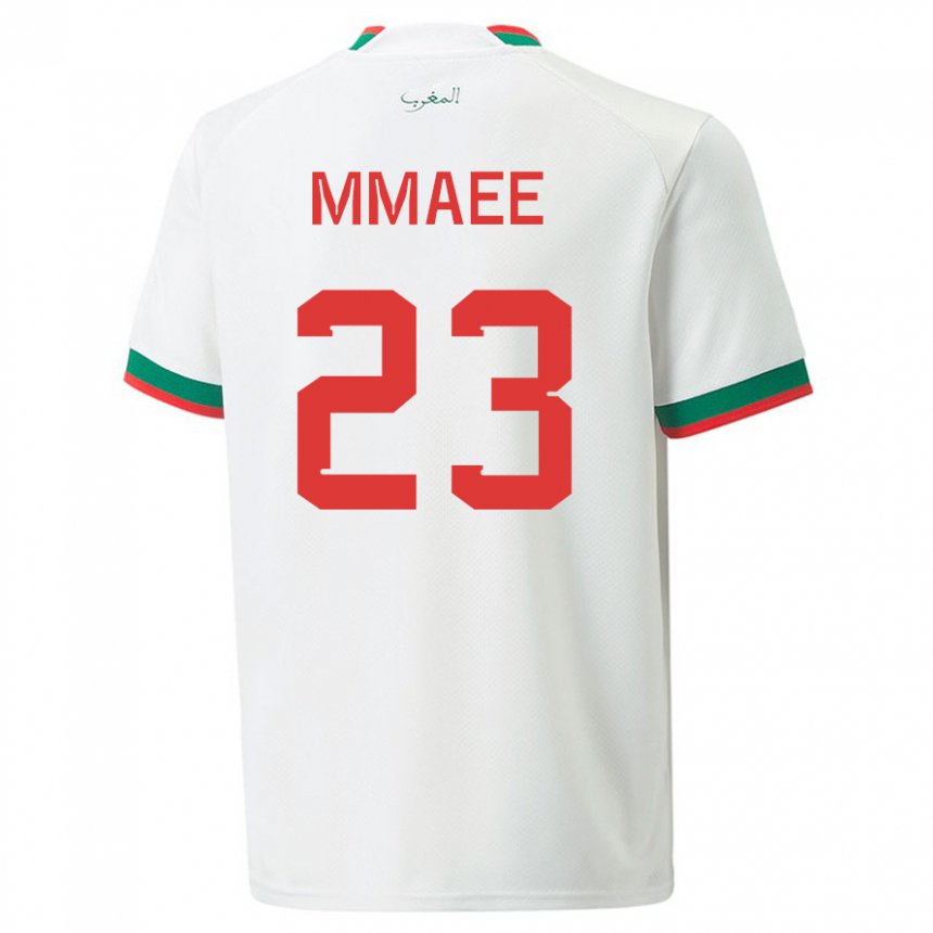 Kinderen Marokkaans Ryan Mmaee #23 Wit Uitshirt Uittenue 22-24 T-shirt