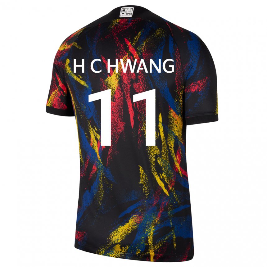 Kinderen Zuid-koreaans Hee-chan Hwang #11 Veelkleurig Uitshirt Uittenue 22-24 T-shirt