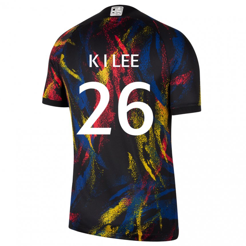 Kinderen Zuid-koreaans Kang-in Lee #26 Veelkleurig Uitshirt Uittenue 22-24 T-shirt