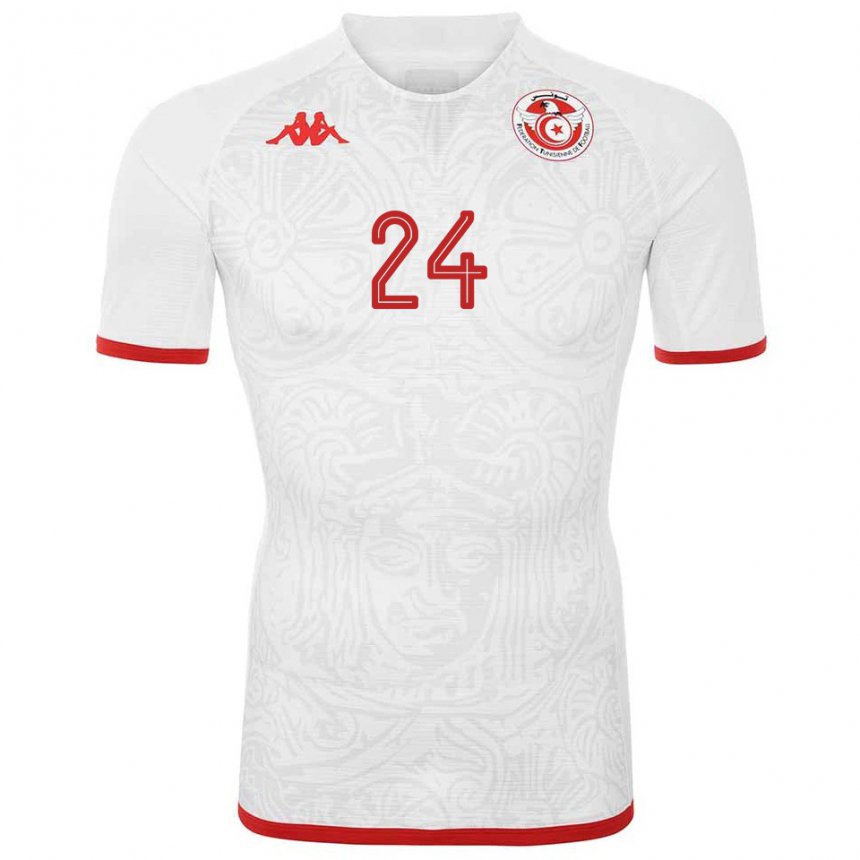 Kinderen Tunesisch Rami Kaib #24 Wit Uitshirt Uittenue 22-24 T-shirt