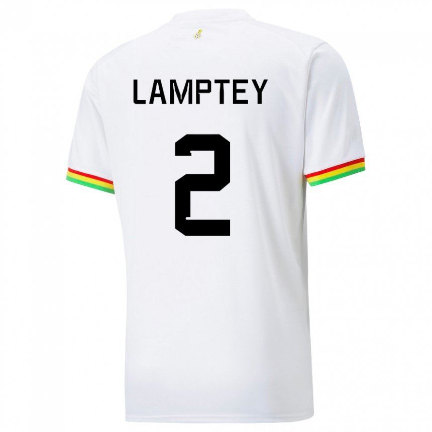 Heren Ghanees Tariq Lamptey #2 Wit Thuisshirt Thuistenue 22-24 T-shirt