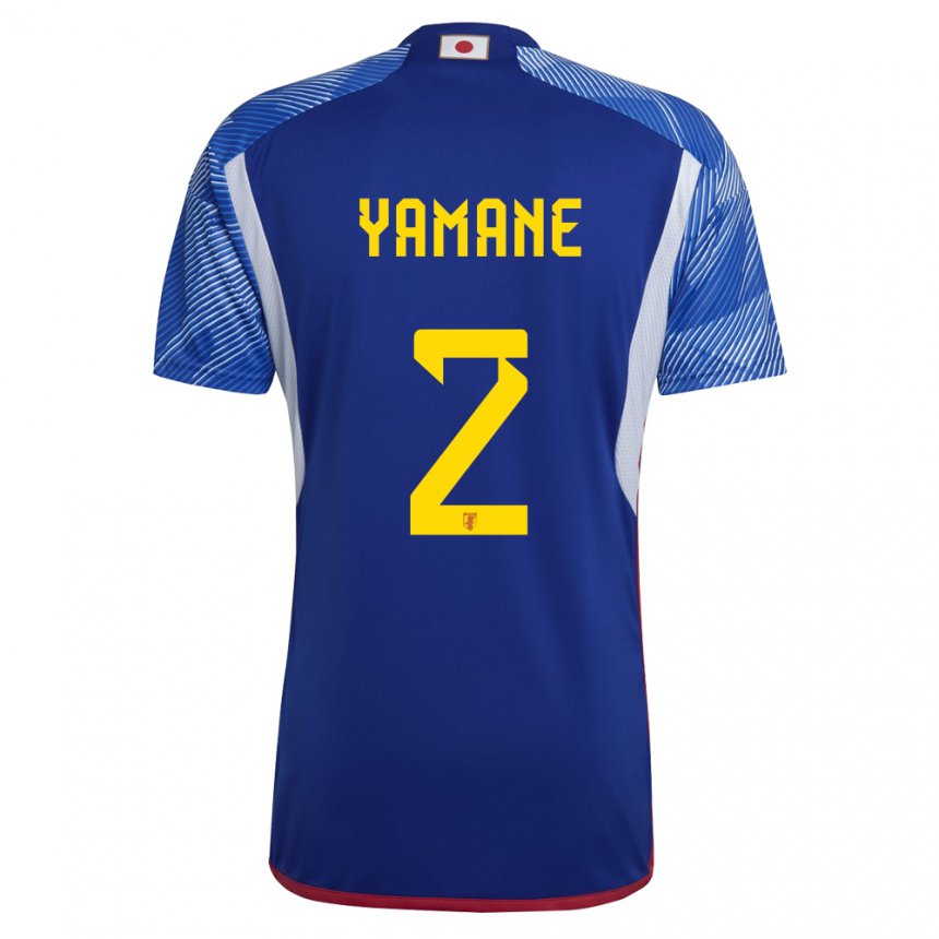 Heren Japans Miki Yamane #2 Koningsblauw Thuisshirt Thuistenue 22-24 T-shirt