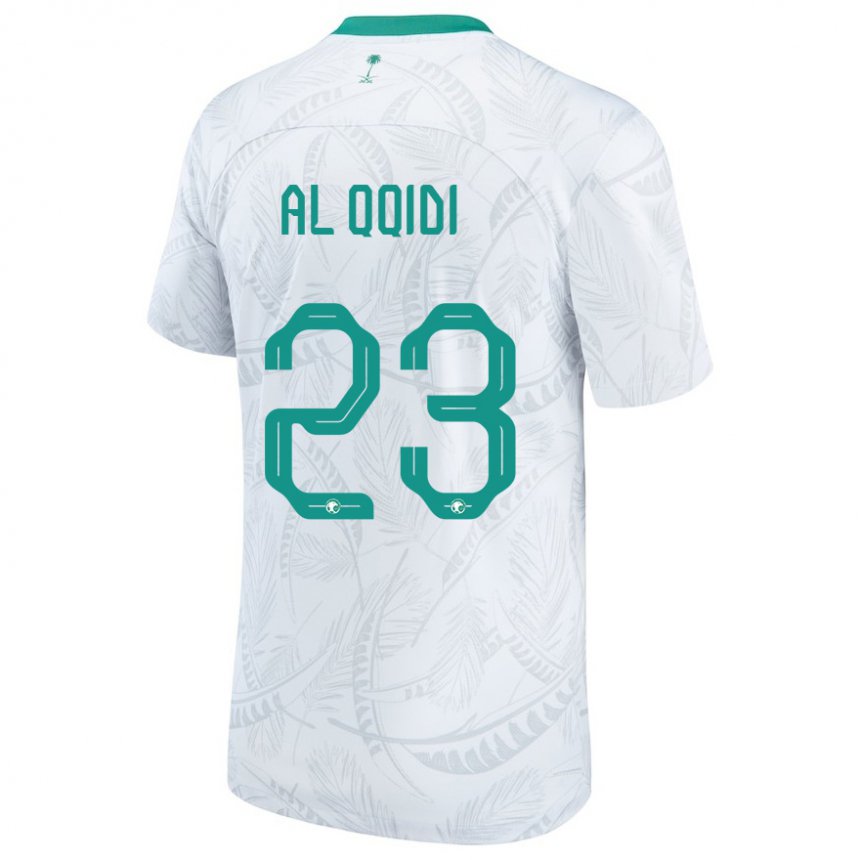 Heren Saoedi-arabisch Nawaf Al Qqidi #23 Wit Thuisshirt Thuistenue 22-24 T-shirt