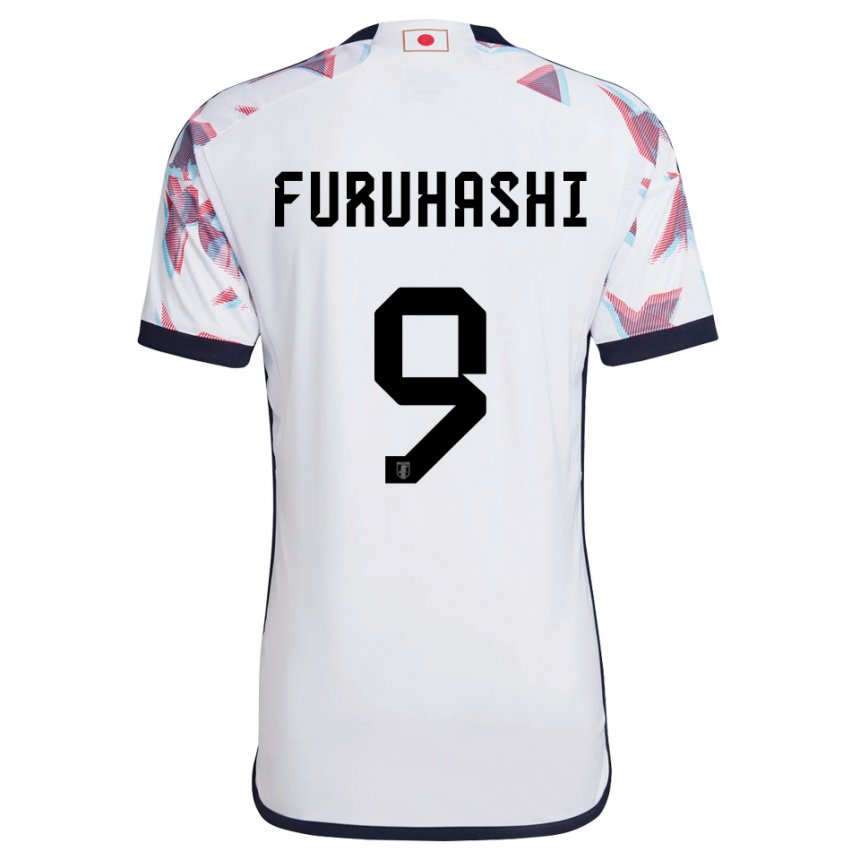 Heren Japans Kyogo Furuhashi #9 Wit Uitshirt Uittenue 22-24 T-shirt