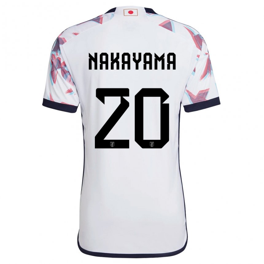 Heren Japans Yuta Nakayama #20 Wit Uitshirt Uittenue 22-24 T-shirt