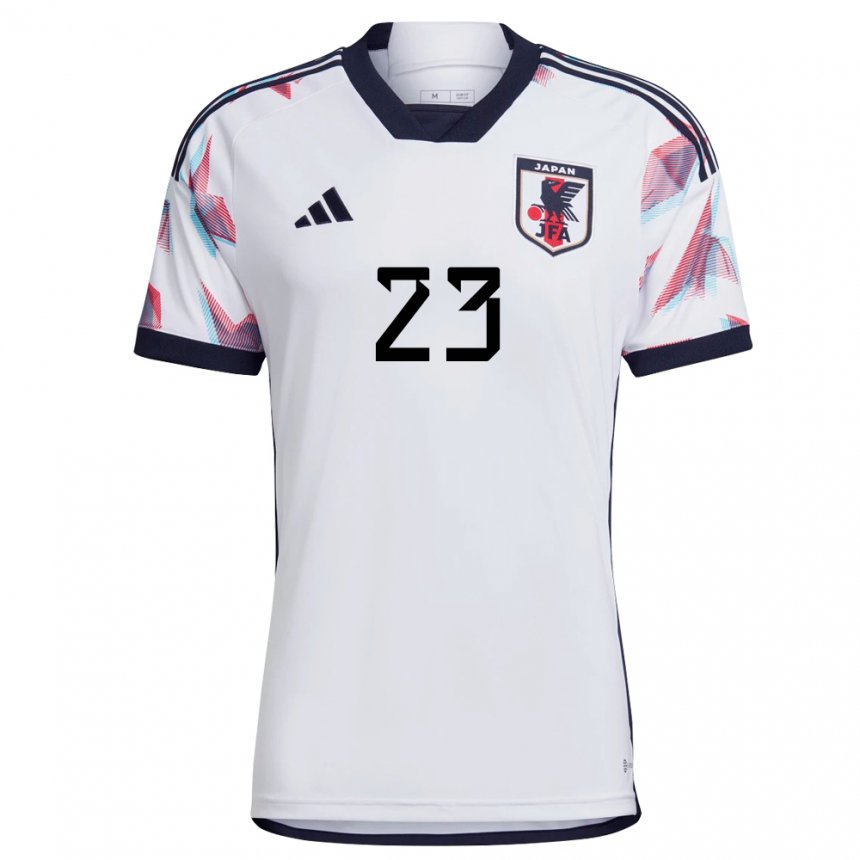 Heren Japans Daniel Schmidt #23 Wit Uitshirt Uittenue 22-24 T-shirt