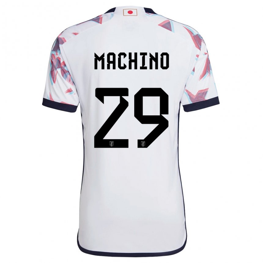 Heren Japans Shuto Machino #29 Wit Uitshirt Uittenue 22-24 T-shirt