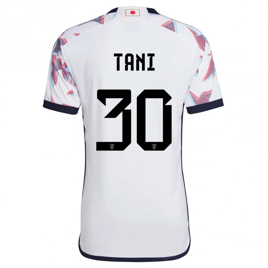 Heren Japans Kosei Tani #30 Wit Uitshirt Uittenue 22-24 T-shirt