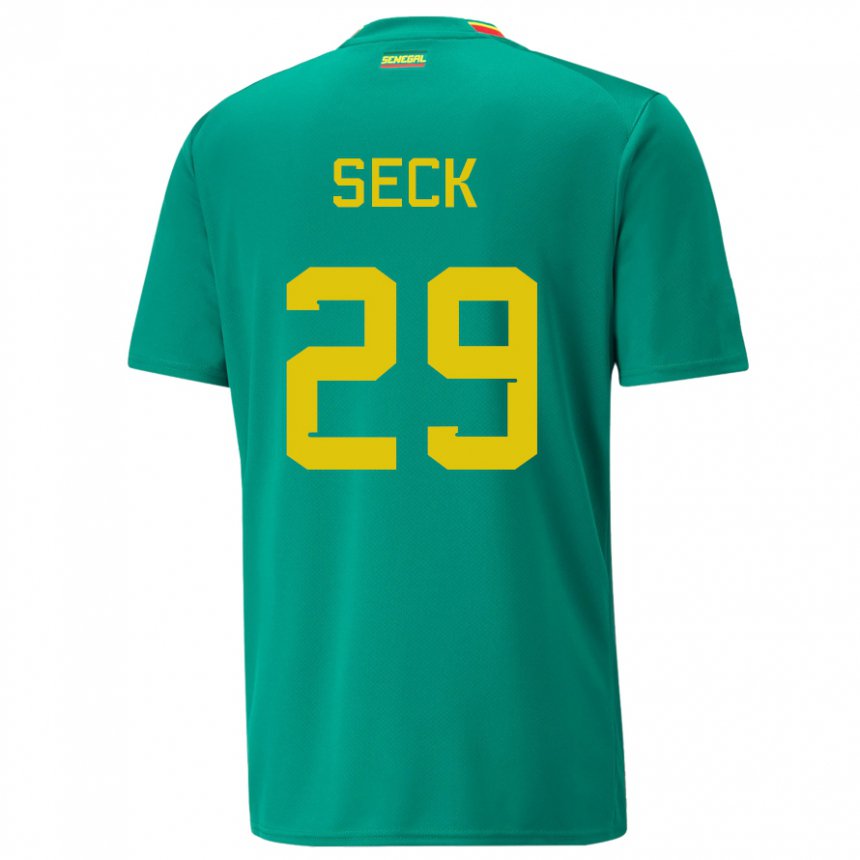 Heren Senegalees Demba Seck #29 Groente Uitshirt Uittenue 22-24 T-shirt