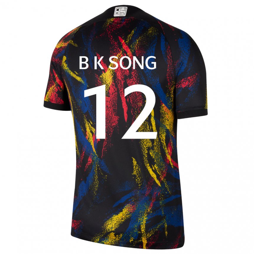 Heren Zuid-koreaans Bum-keun Song #12 Veelkleurig Uitshirt Uittenue 22-24 T-shirt