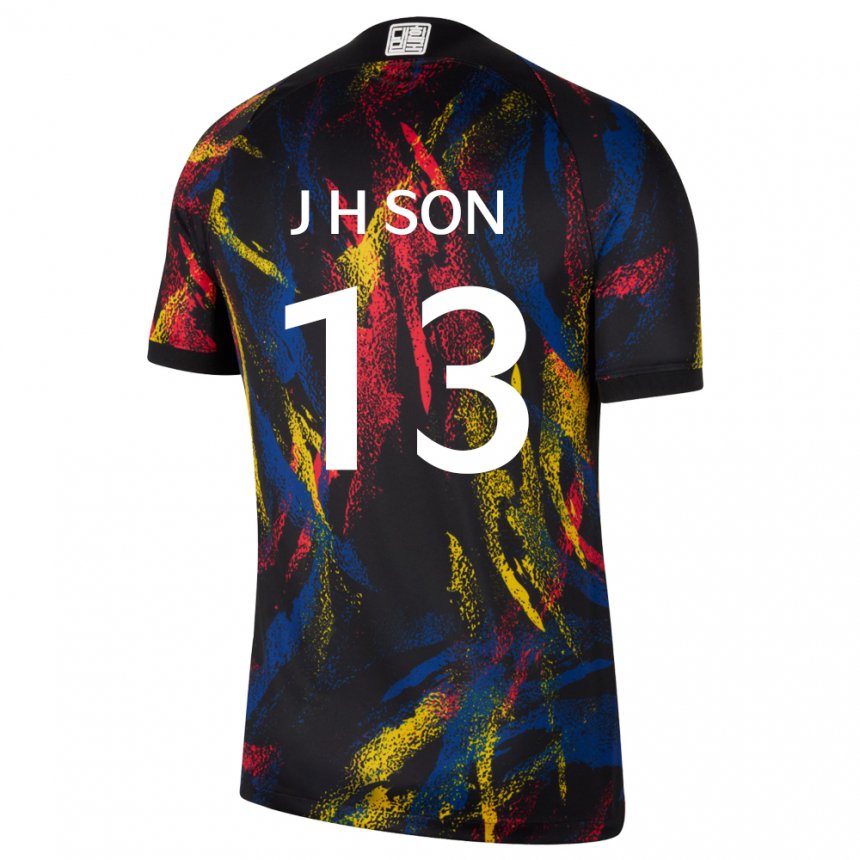 Heren Zuid-koreaans Jun-ho Son #13 Veelkleurig Uitshirt Uittenue 22-24 T-shirt