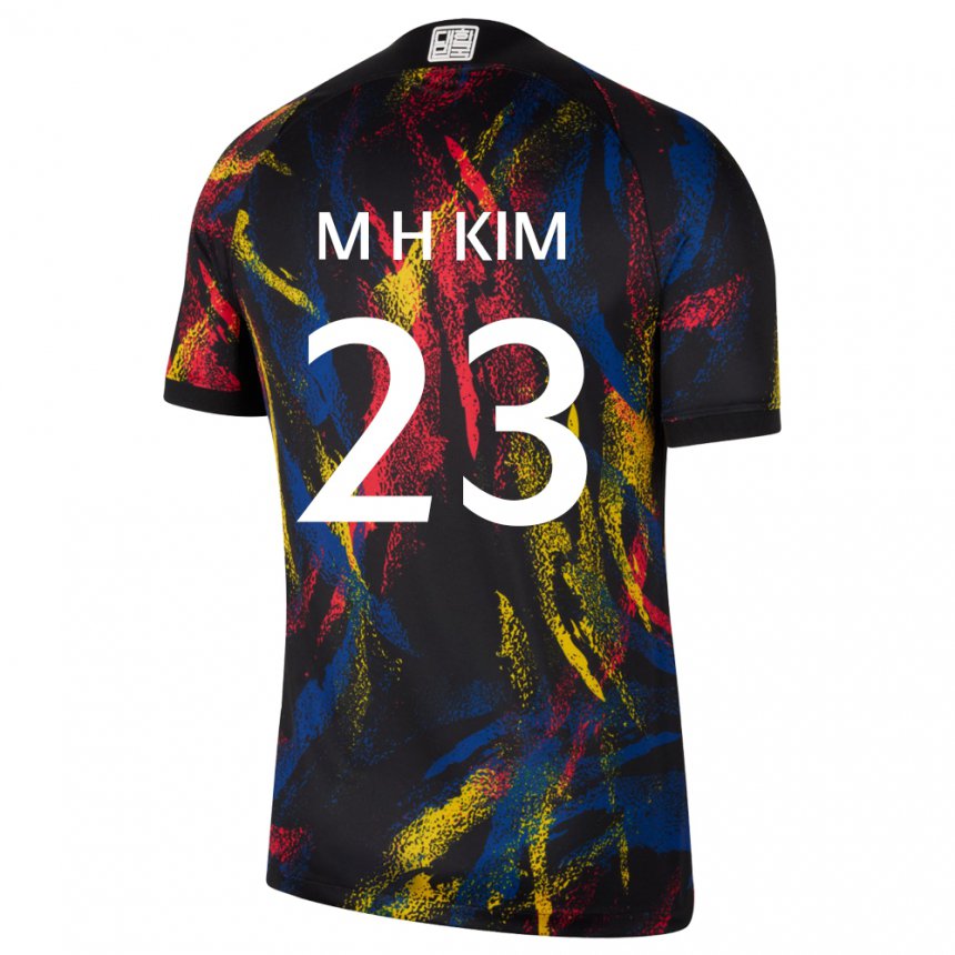 Heren Zuid-koreaans Moon-hwan Kim #23 Veelkleurig Uitshirt Uittenue 22-24 T-shirt