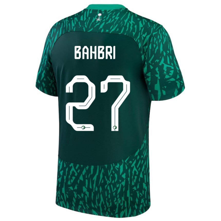 Heren Saoedi-arabisch Hatan Bahbri #27 Donkergroen Uitshirt Uittenue 22-24 T-shirt