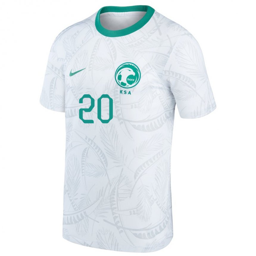 Dames Saoedi-arabisch Haroune Camara #20 Wit Thuisshirt Thuistenue 22-24 T-shirt