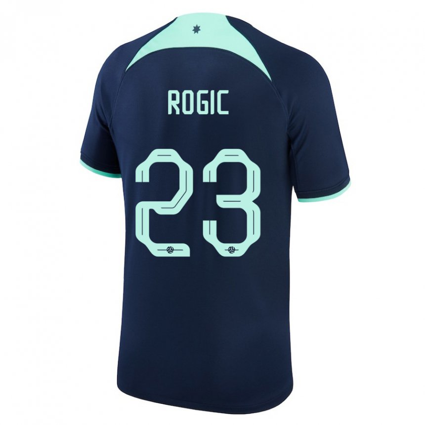 Dames Australisch Tom Rogic #23 Donkerblauw Uitshirt Uittenue 22-24 T-shirt