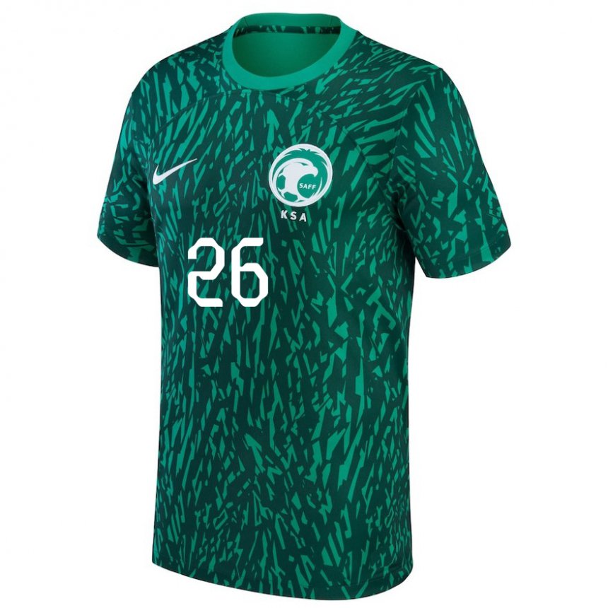 Dames Saoedi-arabisch Riyadh Sharahili #26 Donkergroen Uitshirt Uittenue 22-24 T-shirt