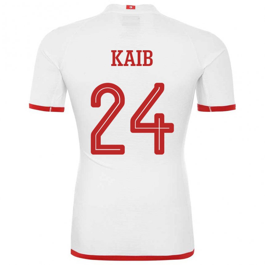 Dames Tunesisch Rami Kaib #24 Wit Uitshirt Uittenue 22-24 T-shirt