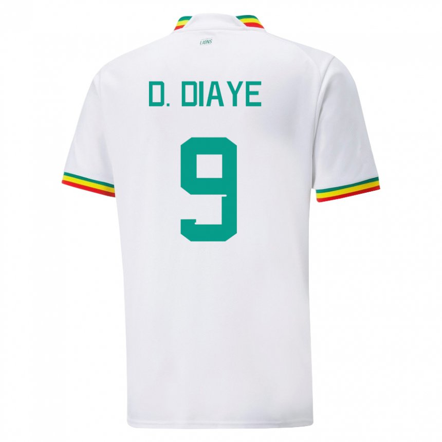 Kinderen Senegalees Dialy N Diaye #9 Wit Thuisshirt Thuistenue 22-24 T-shirt