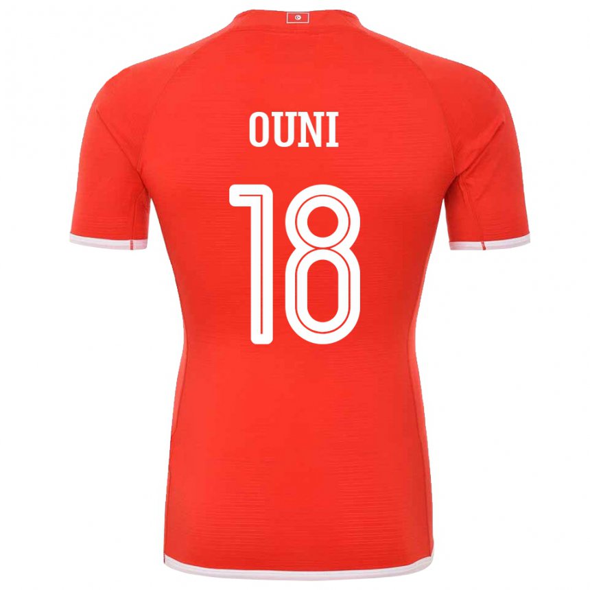 Kinderen Tunesisch Samia Ouni #18 Rood Thuisshirt Thuistenue 22-24 T-shirt