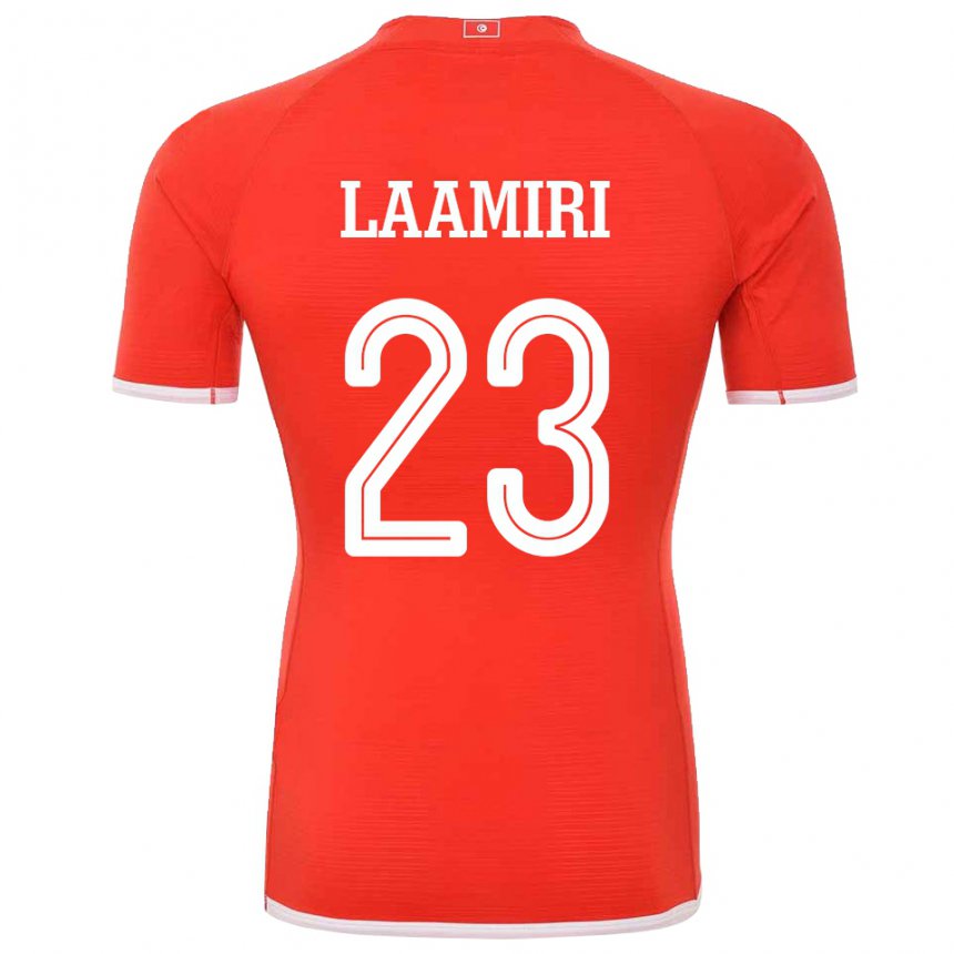 Kinderen Tunesisch Soumaya Laamiri #23 Rood Thuisshirt Thuistenue 22-24 T-shirt