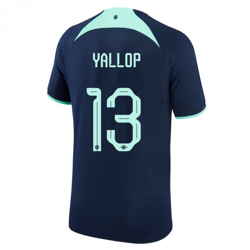 Kinderen Australisch Tameka Yallop #13 Donkerblauw Uitshirt Uittenue 22-24 T-shirt