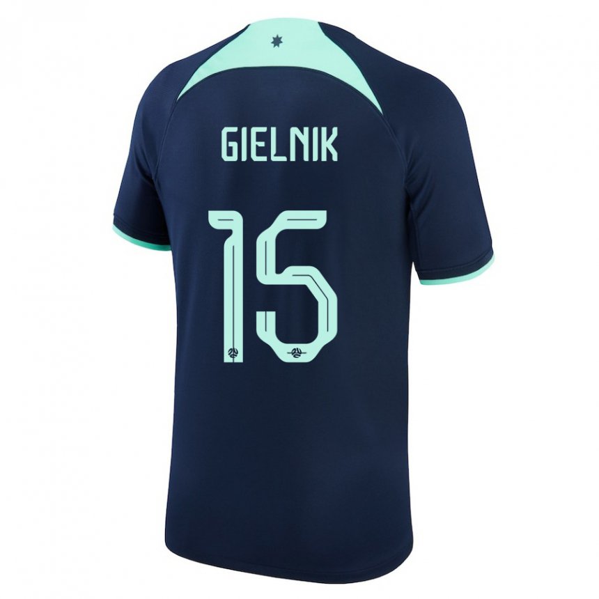 Kinderen Australisch Emily Gielnik #15 Donkerblauw Uitshirt Uittenue 22-24 T-shirt