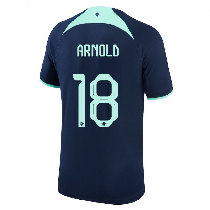 Kinderen Australisch Mackenzie Arnold #18 Donkerblauw Uitshirt Uittenue 22-24 T-shirt