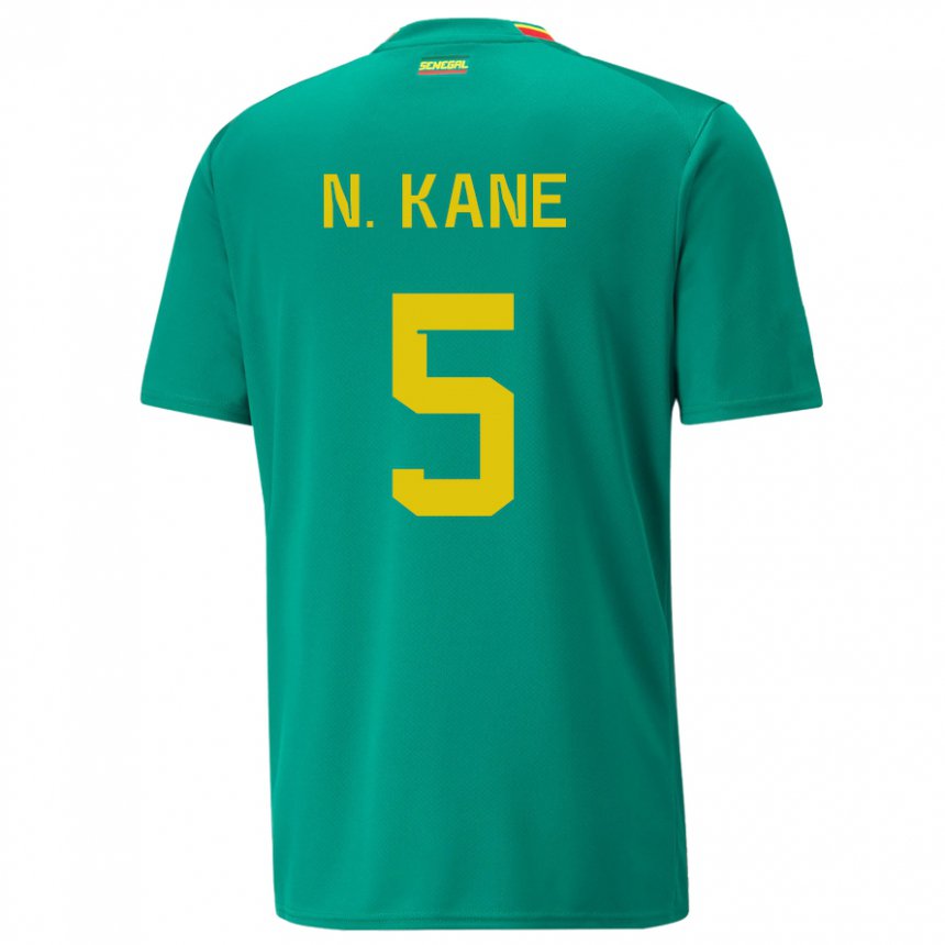 Kinderen Senegalees Ndeye Ndiaye Kane #5 Groente Uitshirt Uittenue 22-24 T-shirt