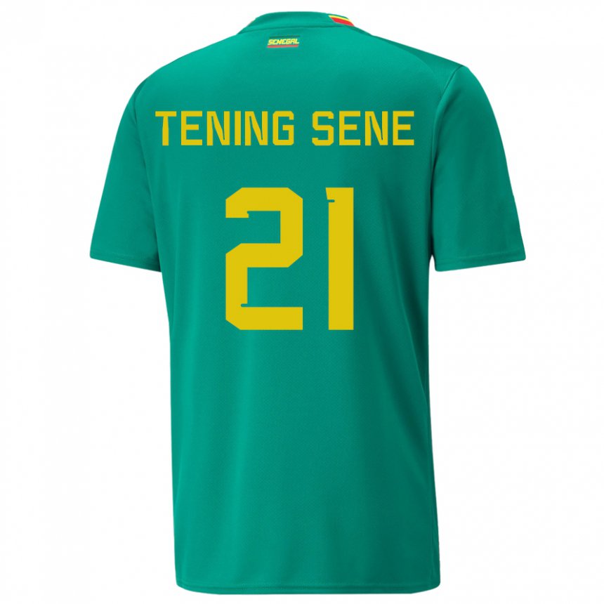 Kinderen Senegalees Tening Sene #21 Groente Uitshirt Uittenue 22-24 T-shirt