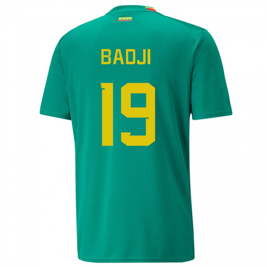 Kinderen Senegalees Youssouph Badji #19 Groente Uitshirt Uittenue 22-24 T-shirt