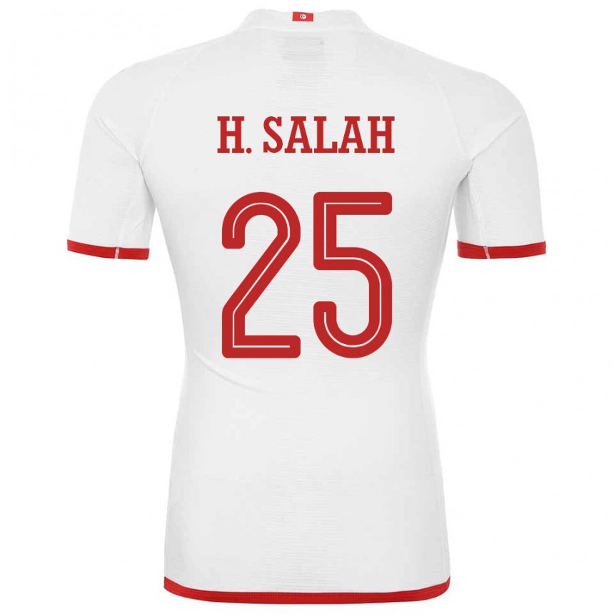 Kinderen Tunesisch Heni Ben Salah #25 Wit Uitshirt Uittenue 22-24 T-shirt