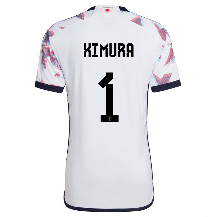 Kinderen Japans Ryoya Kimura #1 Wit Uitshirt Uittenue 22-24 T-shirt