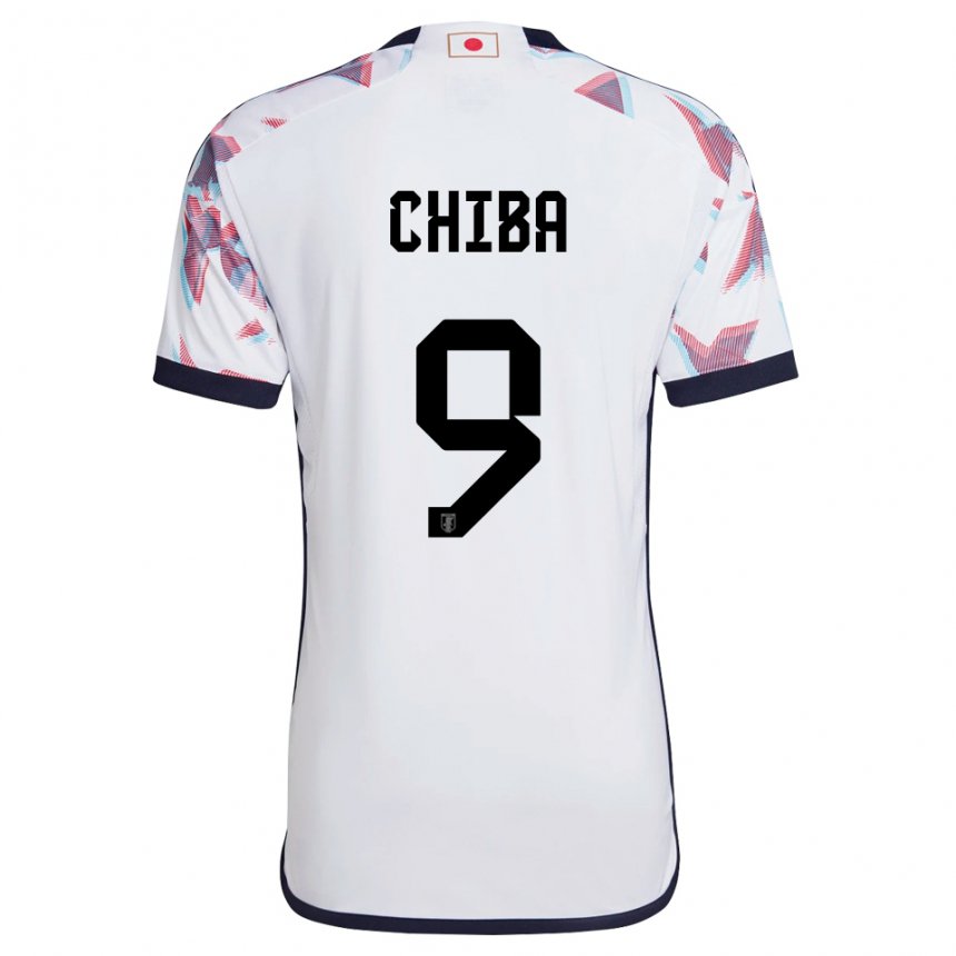 Kinderen Japans Kanta Chiba #9 Wit Uitshirt Uittenue 22-24 T-shirt