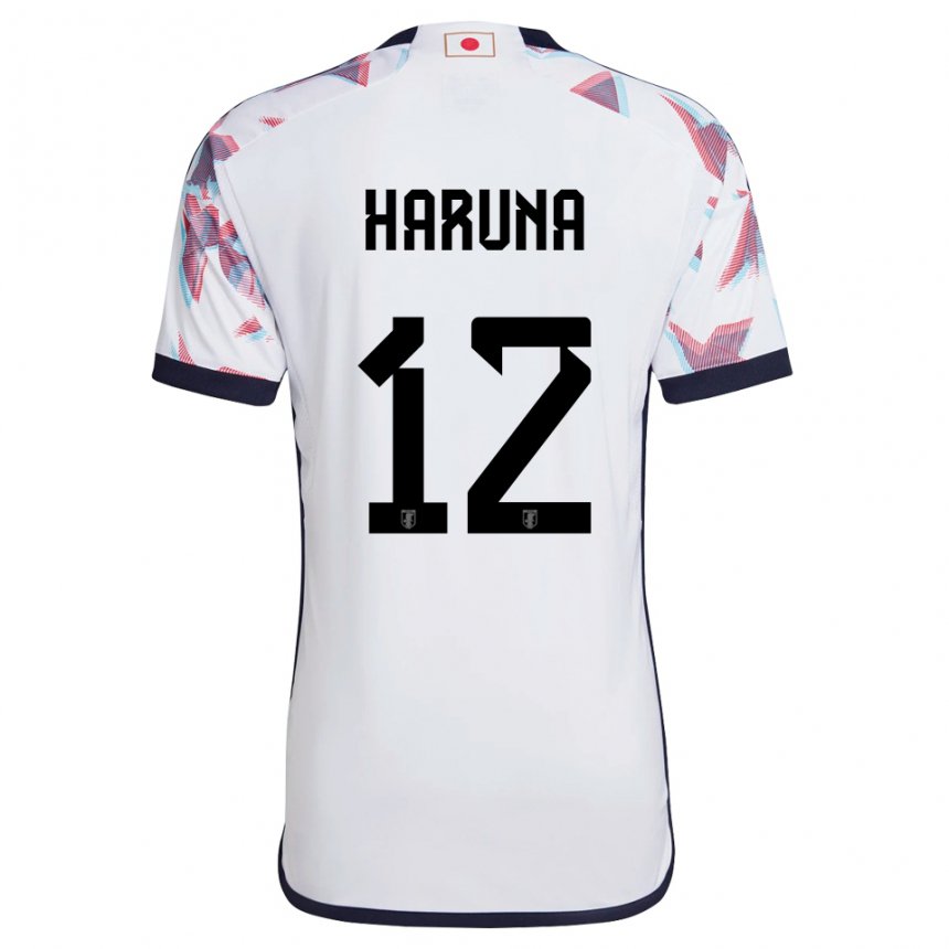 Kinderen Japans Ryusei Haruna #12 Wit Uitshirt Uittenue 22-24 T-shirt