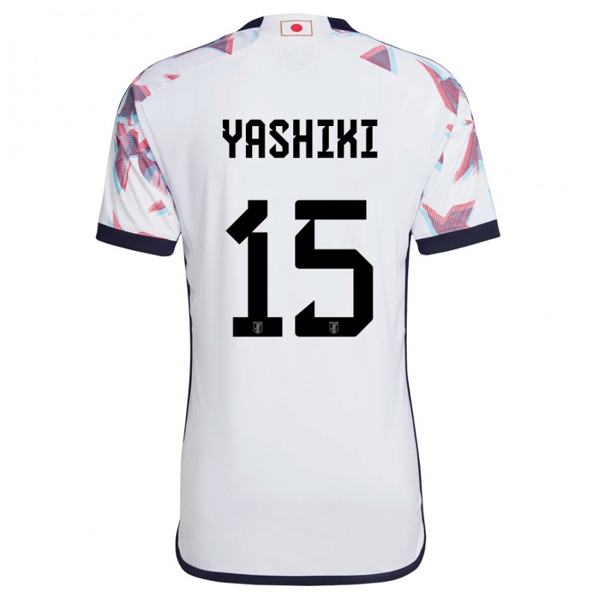 Kinderen Japans Yusei Yashiki #15 Wit Uitshirt Uittenue 22-24 T-shirt