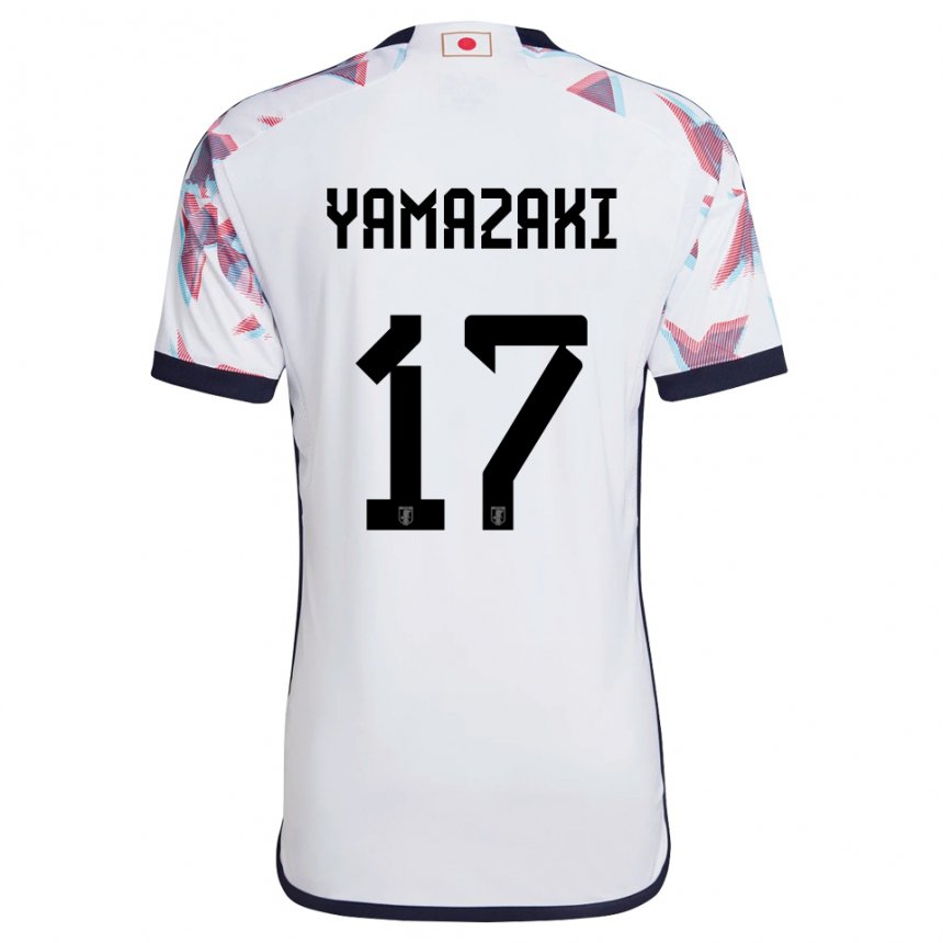 Kinderen Japans Taishin Yamazaki #17 Wit Uitshirt Uittenue 22-24 T-shirt