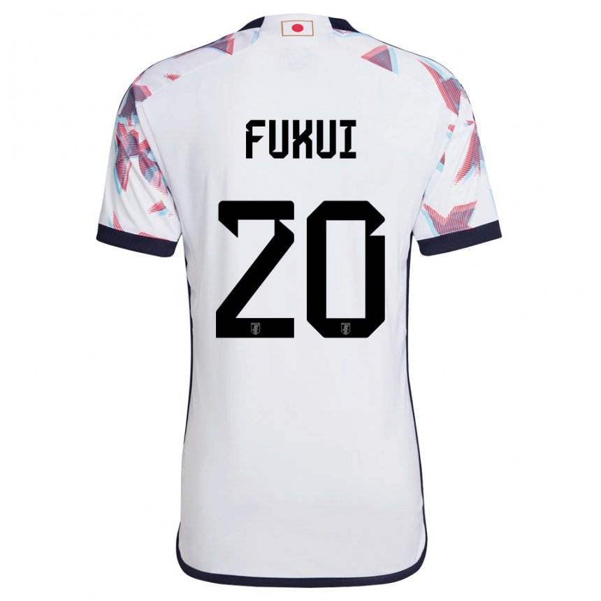 Kinderen Japans Taichi Fukui #20 Wit Uitshirt Uittenue 22-24 T-shirt