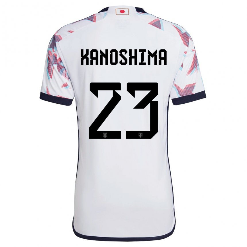 Kinderen Japans Yu Kanoshima #23 Wit Uitshirt Uittenue 22-24 T-shirt