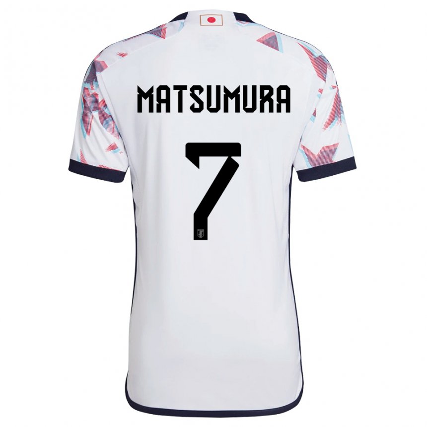 Kinderen Japans Kosuke Matsumura #7 Wit Uitshirt Uittenue 22-24 T-shirt