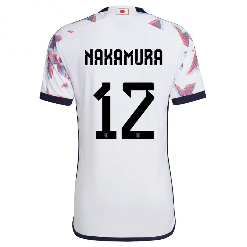 Kinderen Japans Keisuke Nakamura #12 Wit Uitshirt Uittenue 22-24 T-shirt